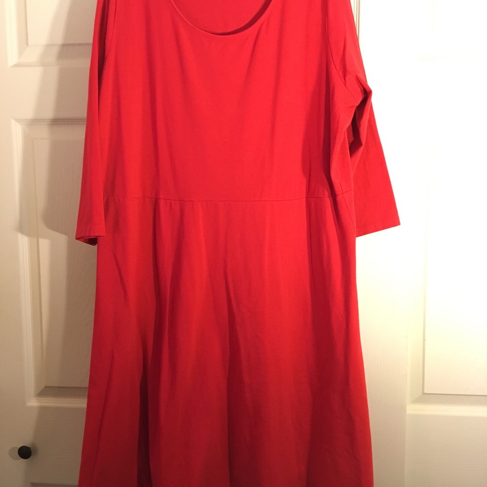 Cherry red old navy midi dress